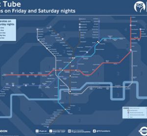 London Underground reveals Night Tube map