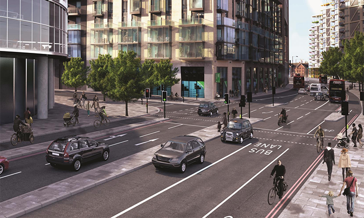 TfL to move ahead with plans for new Nine Elms cycle route
