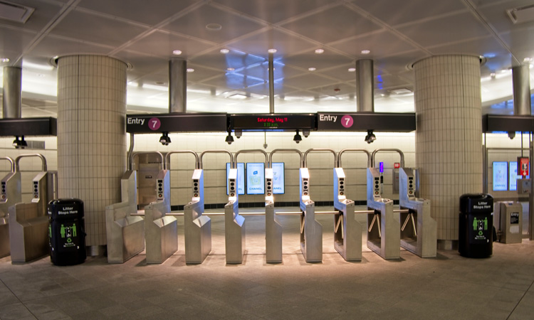 contactless system in New York