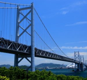 Seto Bridge in Okayama Prefecture