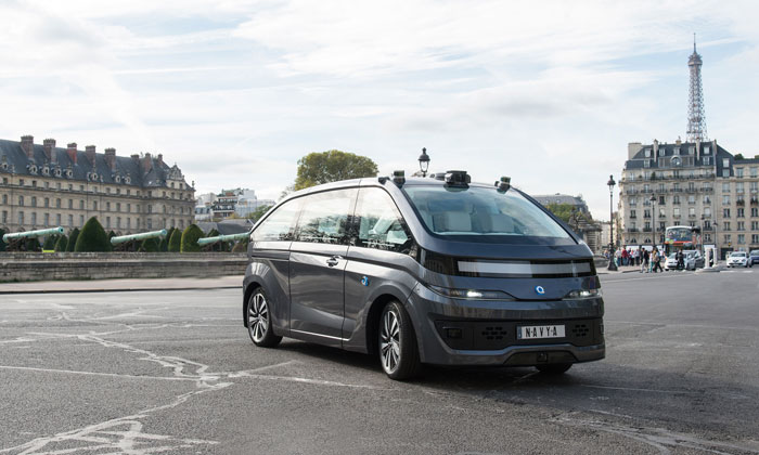 NAVYA unveils first fully autonomous taxi