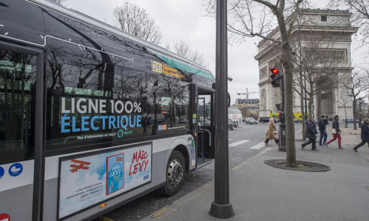 Electric bus in Île-de-France