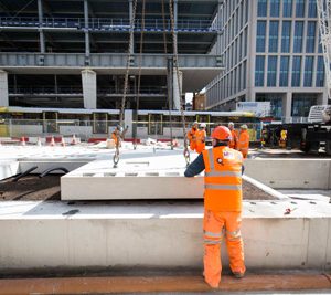Platform construction underway for Metrolink’s Second City Crossing