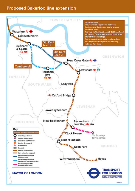Public support for Bakerloo line extension