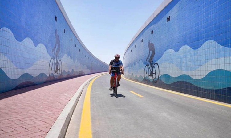 RTA launches innovative cycling tunnel in Meydan area