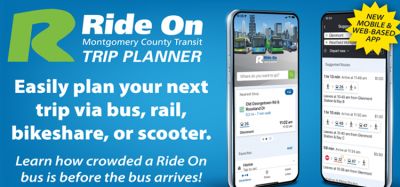 Montgomery County launches new Ride On Trip Planner app