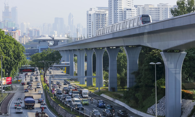 Road and rail transport in Kuala Lumpur, Malaysia