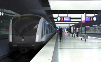 Siemens Metro Train
