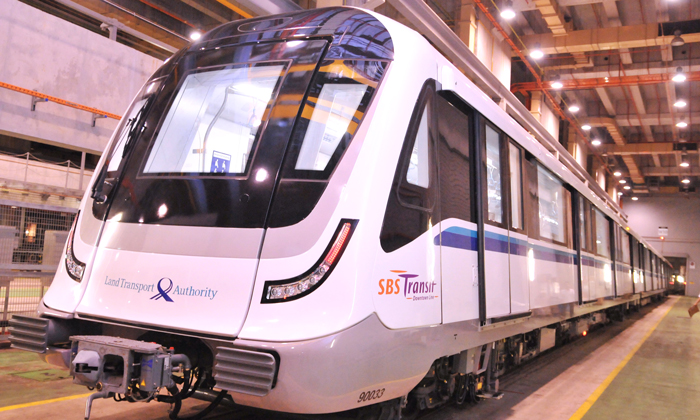 Vehicles for the third phase of Singapore’s Downtown Line delivered
