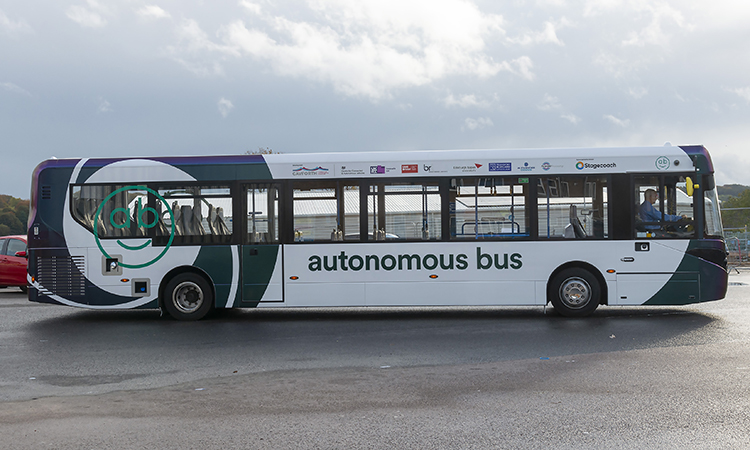 Stagecoach autonomous bus livery