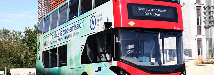 Over 80 zero-emission buses introduced into service in Sutton by Transport for London
