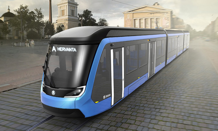 Tampere in Finalnd tram order