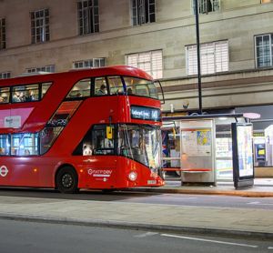 TfL reduces carbon emissions with LED bus shelter lighting