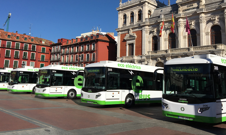 Valladolid's electrification of bus lines and the rollout of e-bus services