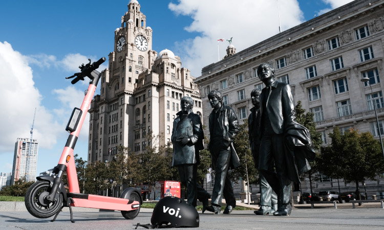 Voi e-scooter in Liverpool