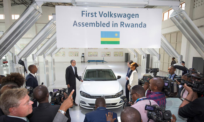 Volkswagen branches into Rwanda with car-sharing service