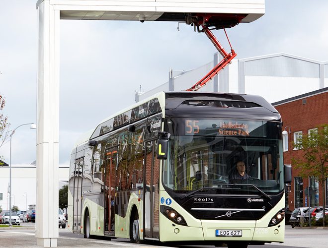 Bus service in Swedish town of Värnamo goes electric