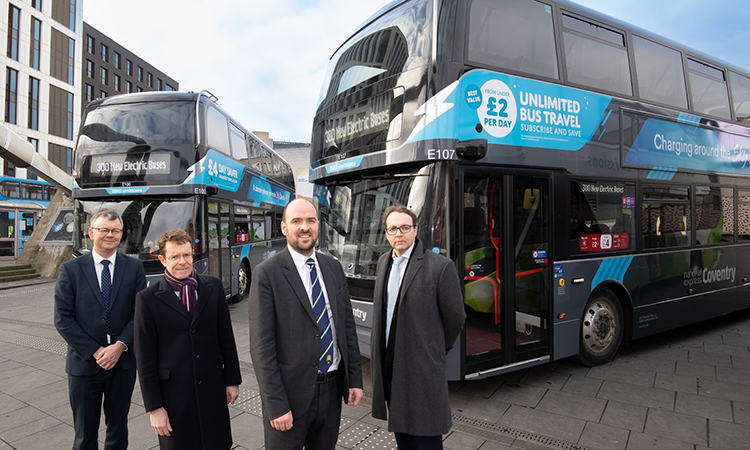 300 zero-emission buses to be deployed across the West Midlands