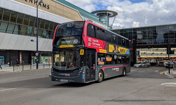 West Midlands zero-emission bus funding