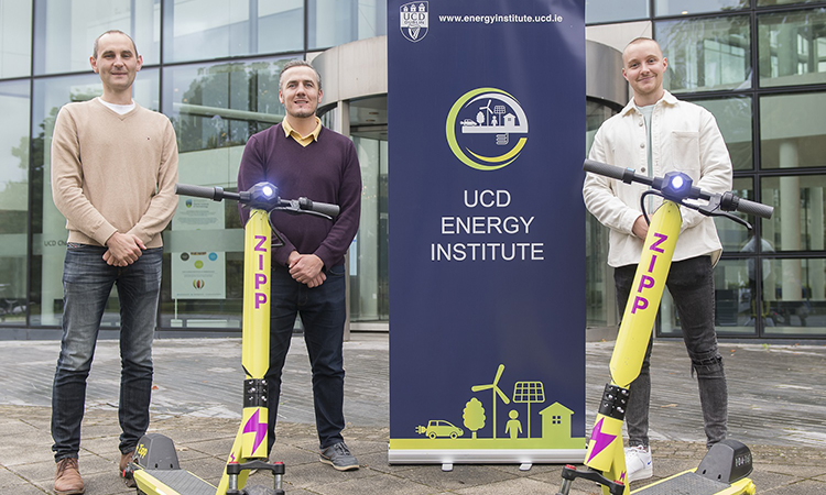 Zipp Mobility and UCD Energy Institute partner to improve e-scooter safety