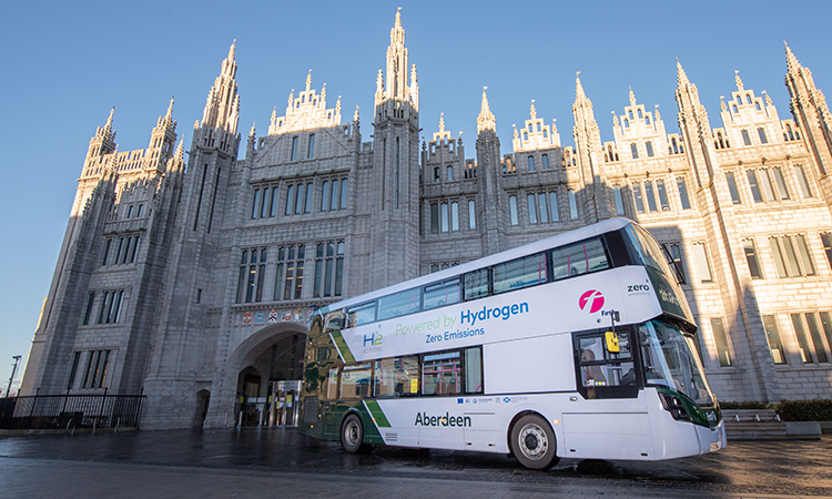 Aberdeen launched its hydrogen buses this week