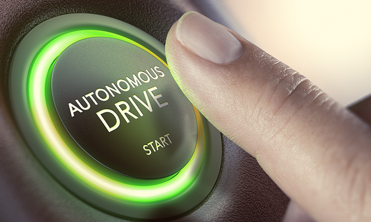 autonomous drive button