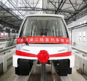 Bombardier delivers driverless automated people mover for Shanghai Shentong Metro