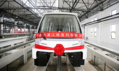 Bombardier delivers driverless automated people mover for Shanghai Shentong Metro 