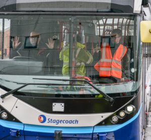 UK’s first full-sized autonomous bus begins depot trials