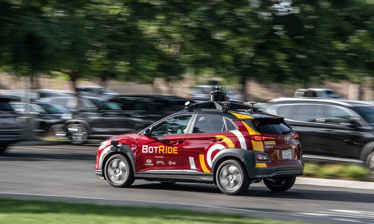 BotRide on-demand autonomous vehicle service to be piloted in California