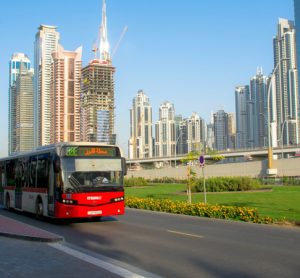 bus driving in Dubai