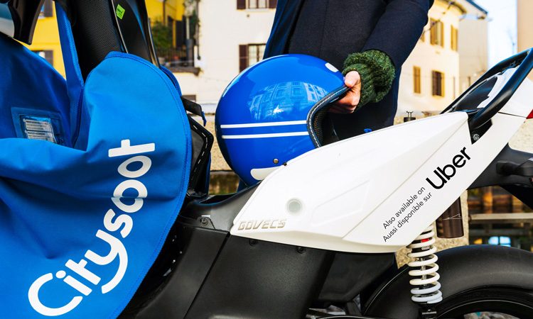 Uber to integrate Cityscoot e-mopeds in the Uber app in Paris