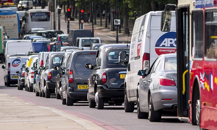 congestion in London