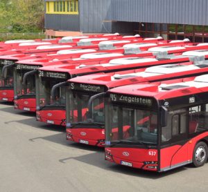 Eight new articulated Solaris buses for Nurnberg