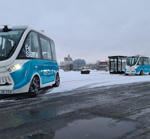 Autonomous electric shuttles in the city of Gothenburg