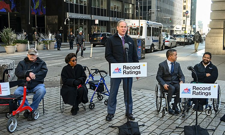 MTA Access-A-Ride paratransit service achieves record customer satisfaction