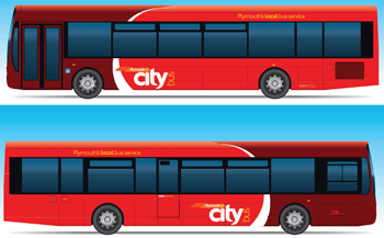 The 10 new Plymouth Citybus vehicles will sport Go Ahead’s smart new livery
