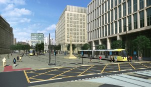 Plans to redeveloped St Peter’s Square Metrolink stop 