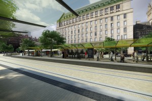 Plans to redeveloped St Peter’s Square Metrolink stop 