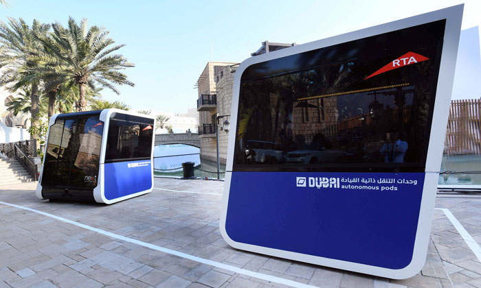 World’s first autonomous pods are tested by RTA Dubai