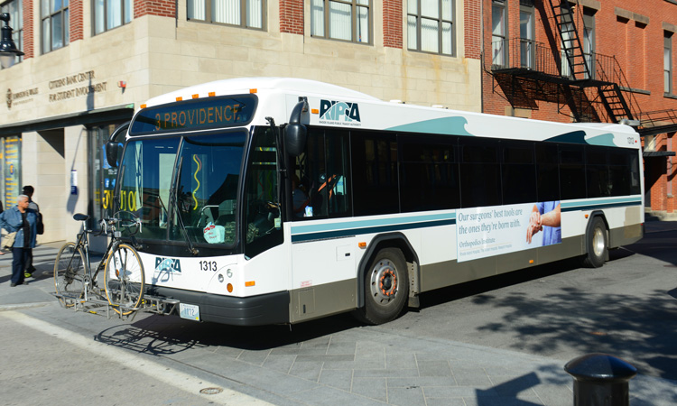 Rhode Island buses equipped with solar systems