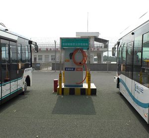 self driving bus charging in Shenzhen