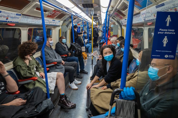 mask wearing public transport