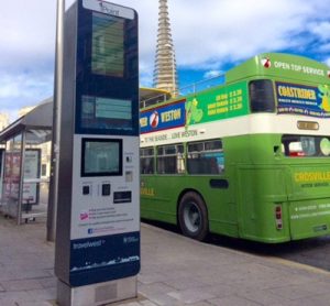 Interactive information and smart ticketing iPoint for Weston-super-Mare