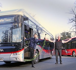 transdev electric bus trial
