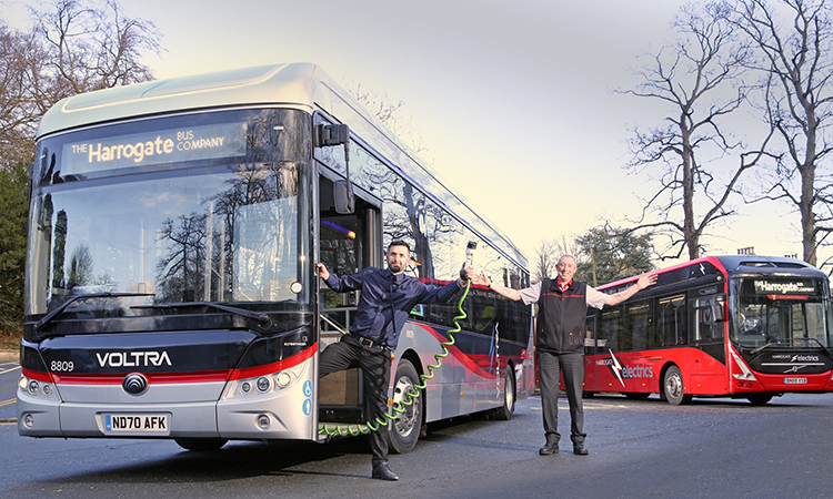 transdev electric bus trial