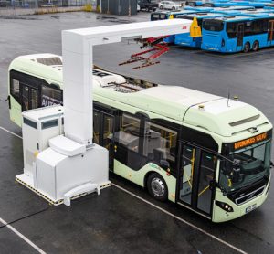 Keolis and Volvo demonstrate autonomous 12-metre long e-bus in depot