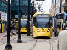 yellow trams